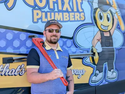 Plumber Posing