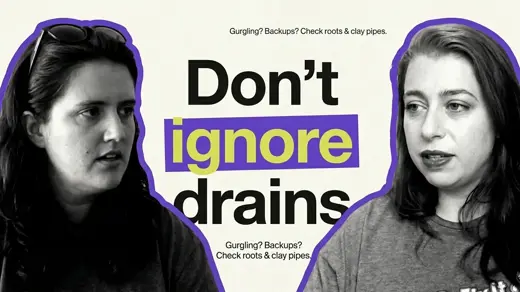 Don't ignore drains