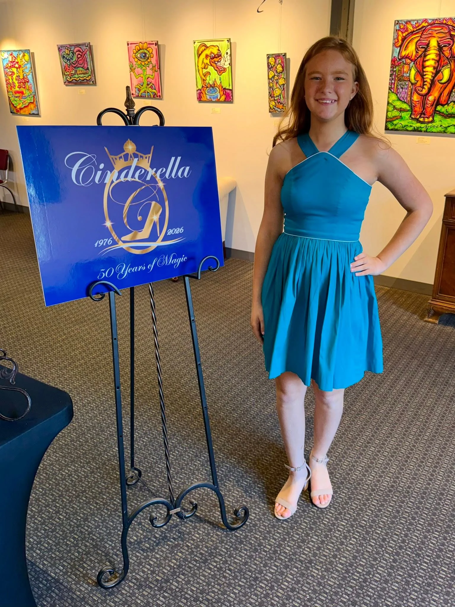 Representing Ohio! Evelyn is preparing to showcase her community-focused leadership platform at the 50th Anniversary International Cinderella Pageant in Dallas, Texas.